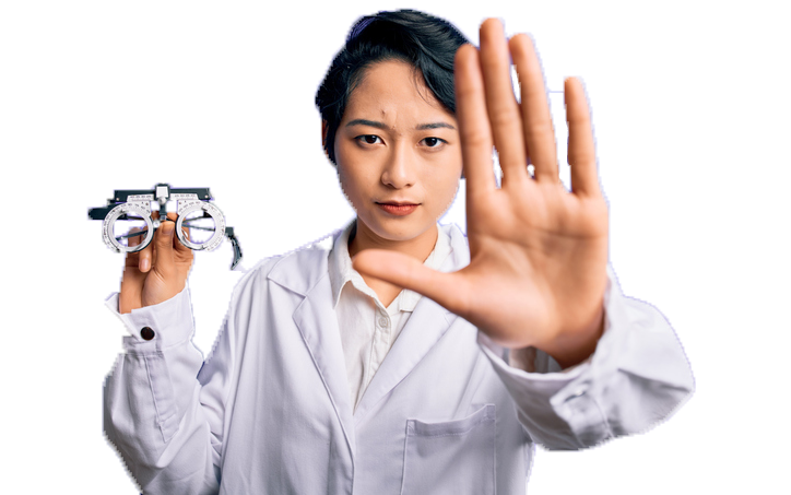 Smiling patients at Eyecentric, eye specialist in Malaysia